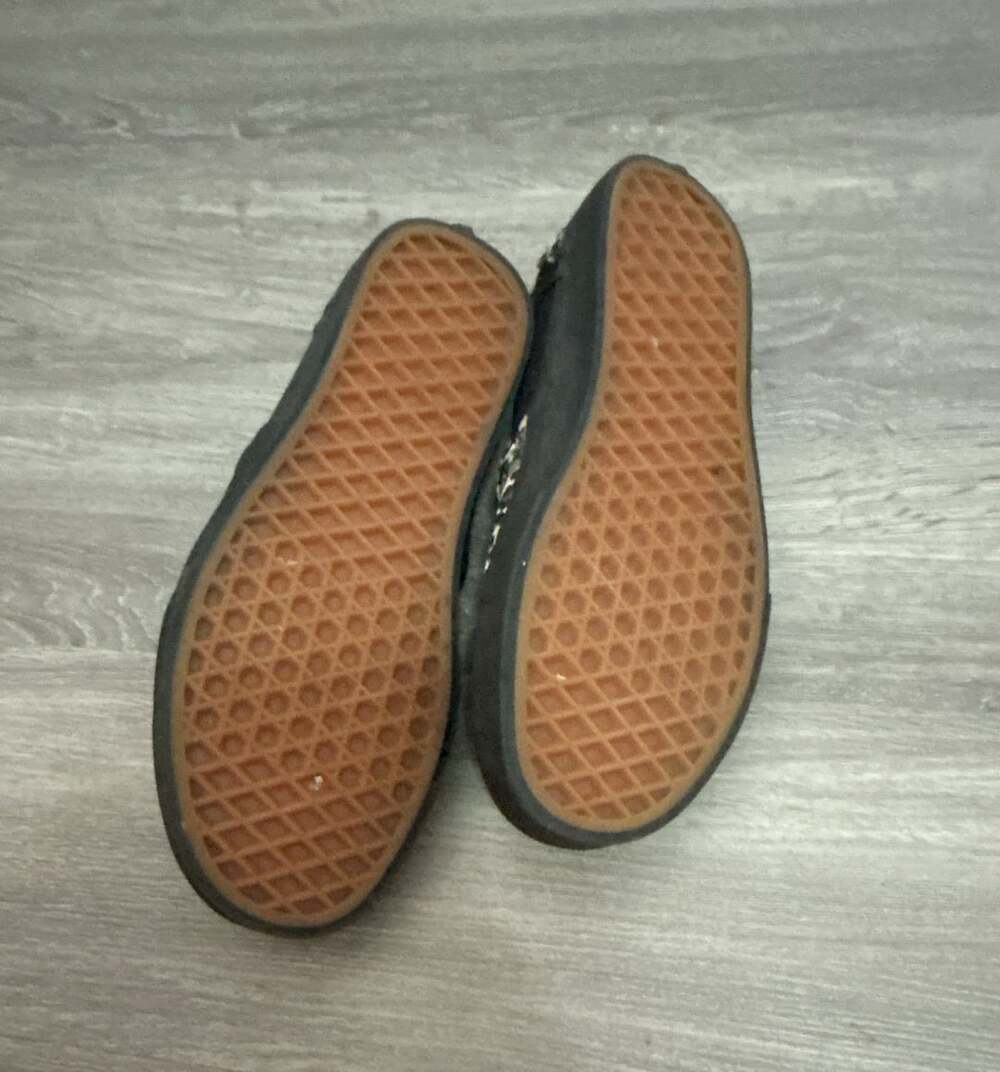 Vans Asher Slip On Leopard Black Shoes - Picture 5 of 5